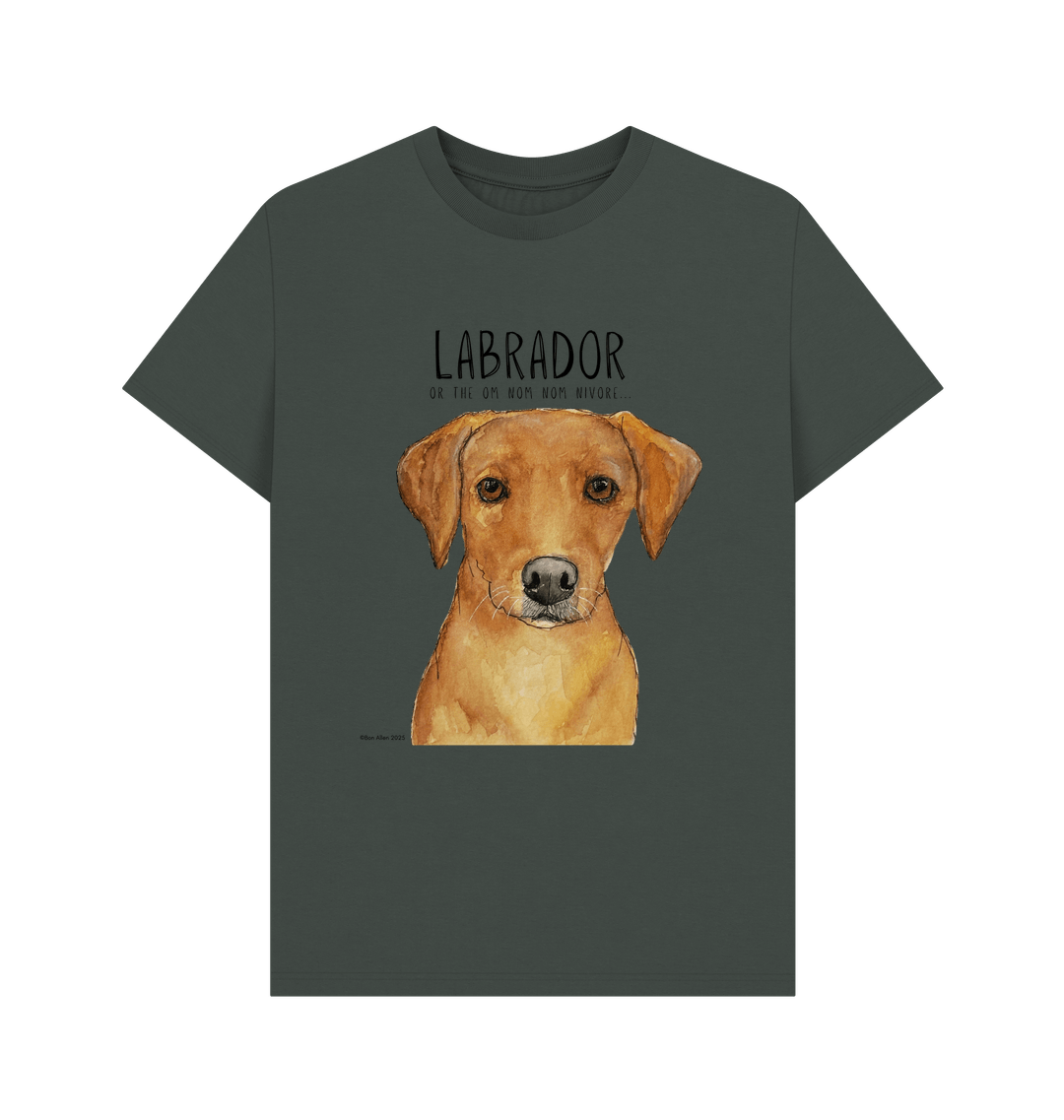 Fox Red Labrador Men's Tee Snack Goals and Tail Wags