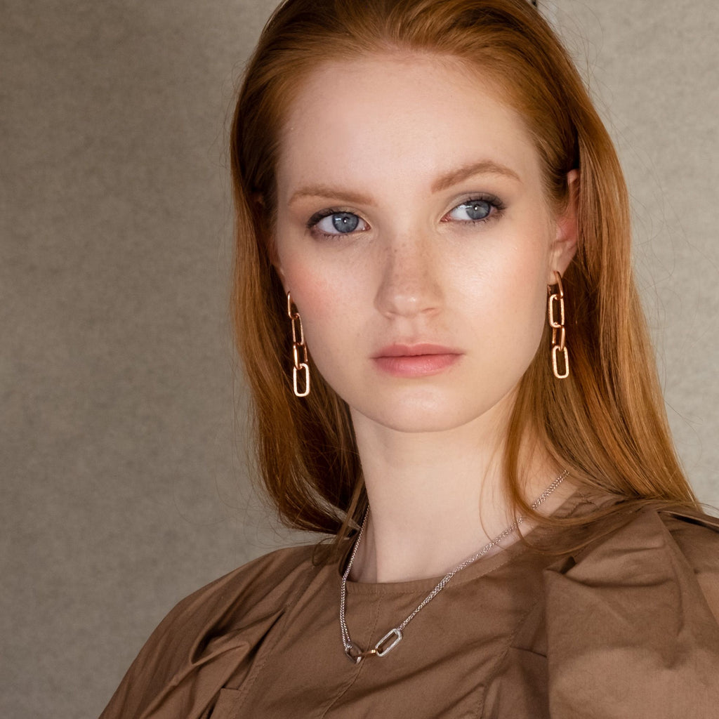 soft morning light on the metropolitan necklace, a comforting sterling silver gift for her