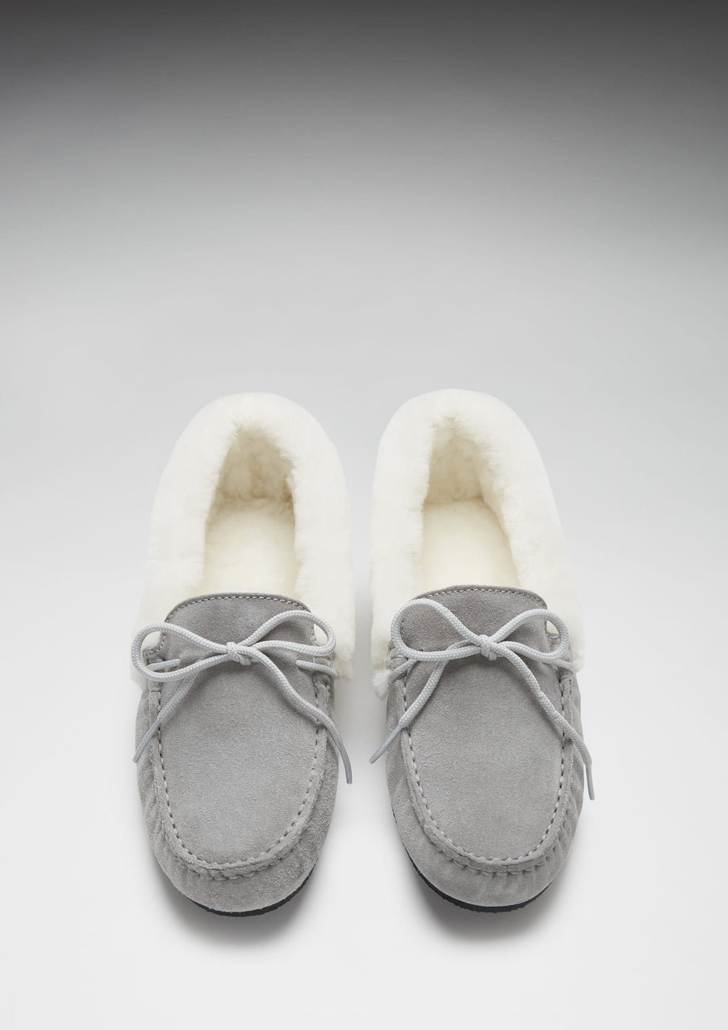 Women's Dove Grey Sheepskin Slippers