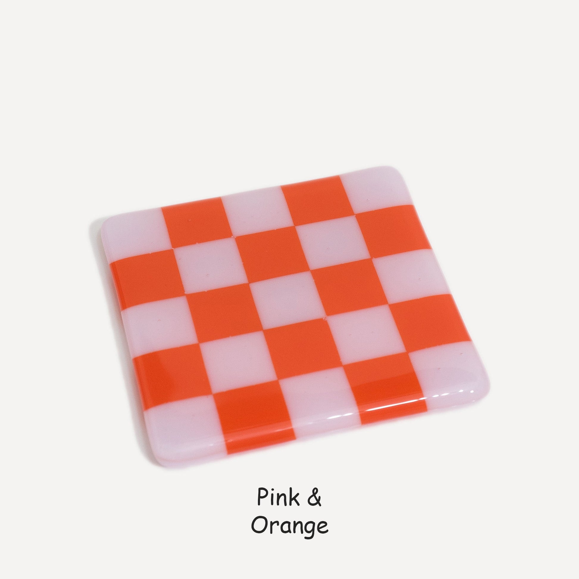 10cm Chequered Dual Colour Coaster Oceanside Collection