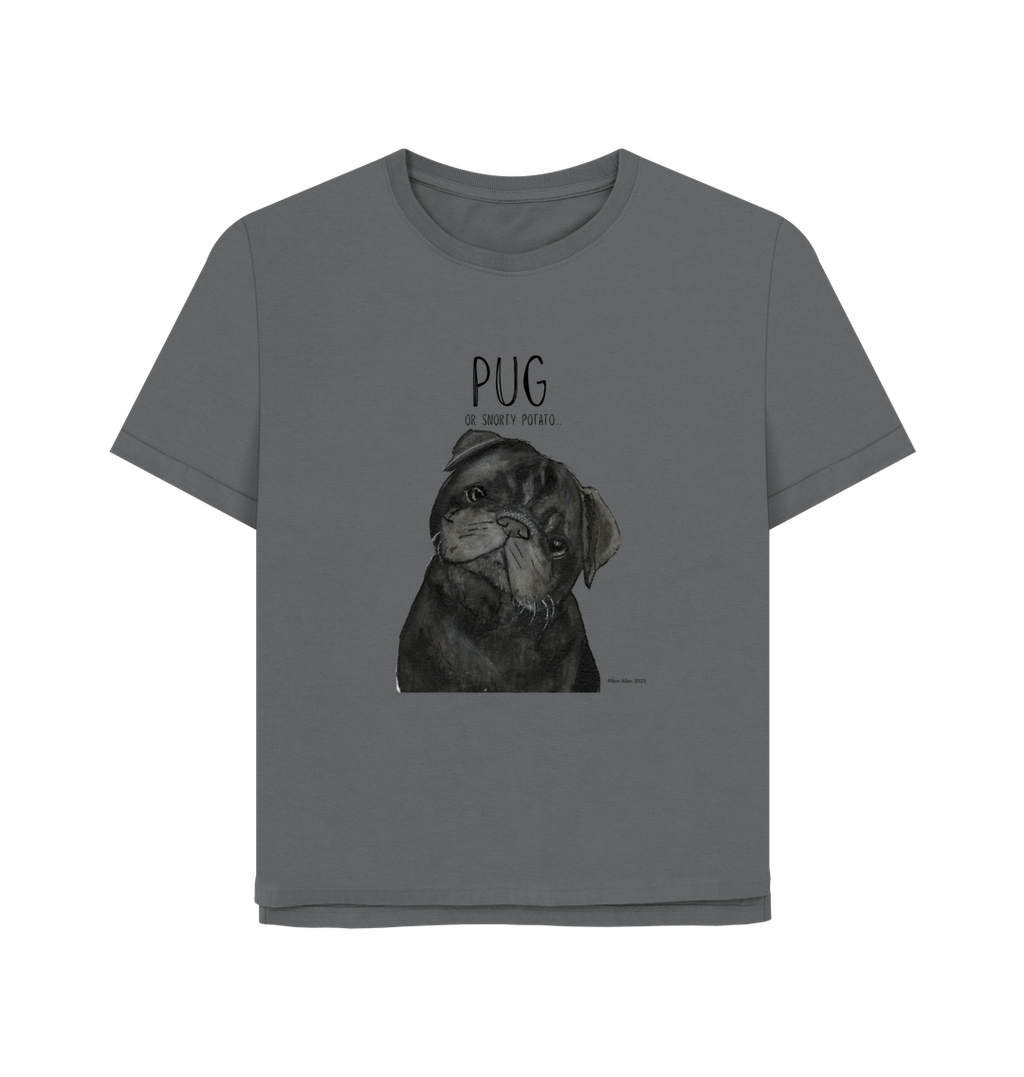 Snorty Potato Women's Relaxed Fit Tee Pug Life