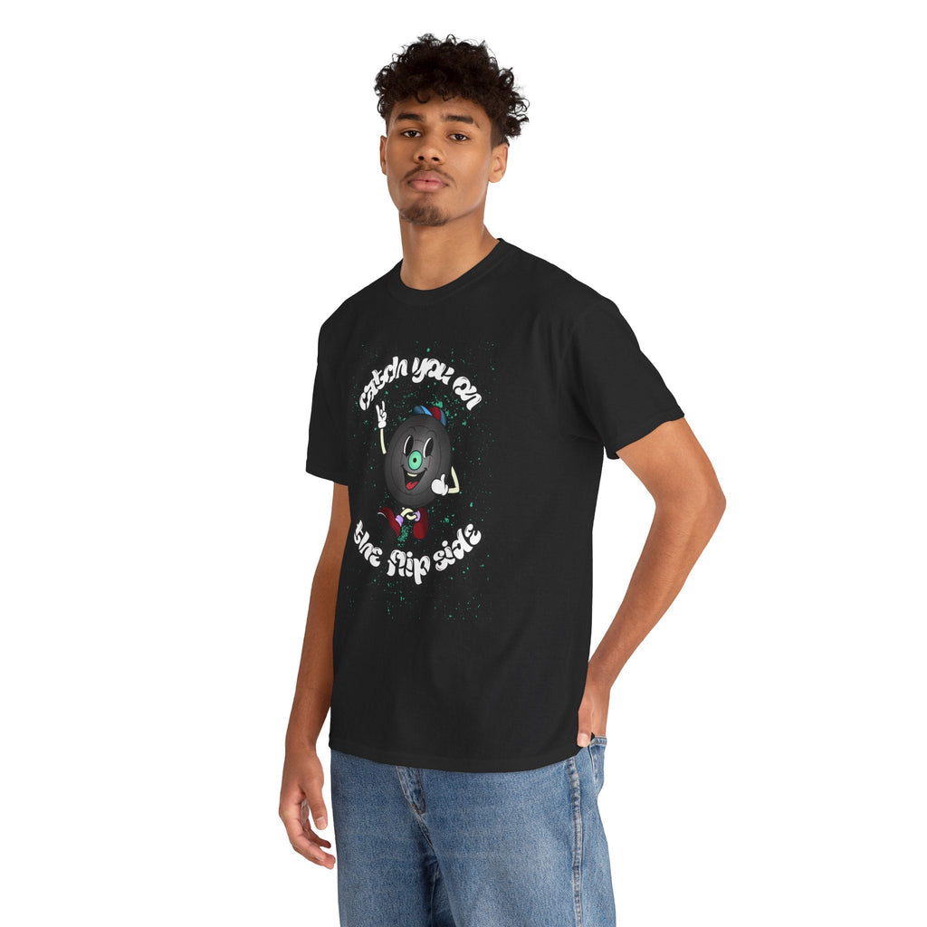 Catch You On The Flip Side Men's Vinyl T-Shirt