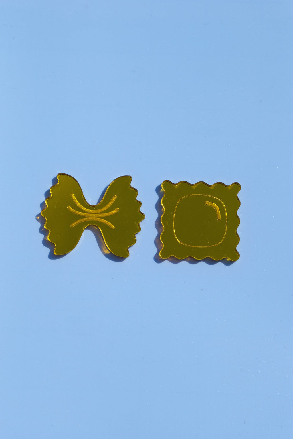 Pasta Shell Hair Clips Set of 2