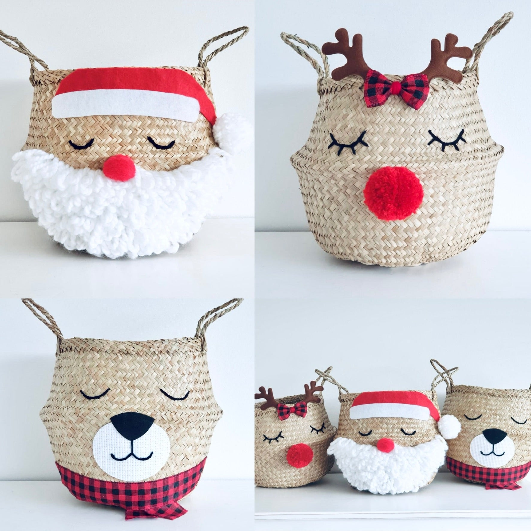 Santa basket - Medium