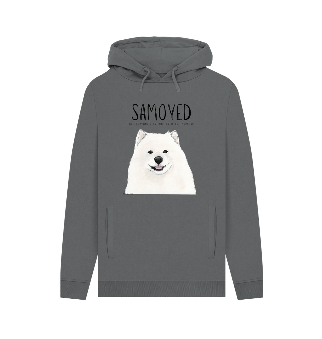 Samoyed Hoodie for Men - Organic Cotton Pullover