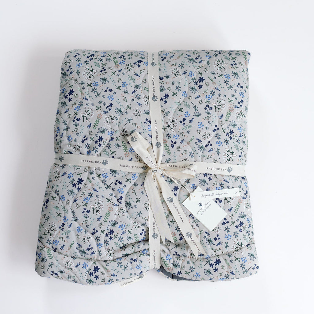 Ralphie Bear Wildflower Quilted Playmat
