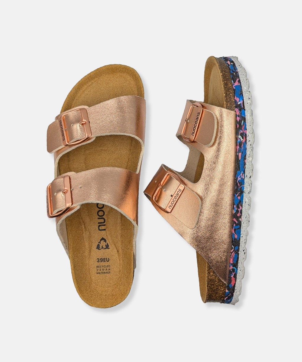 ROSY | Sandal Metallic Rose Gold