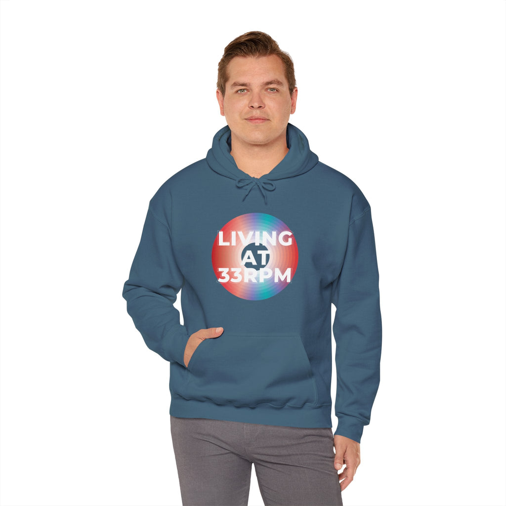 Living at 33rpm Men's Hoodie