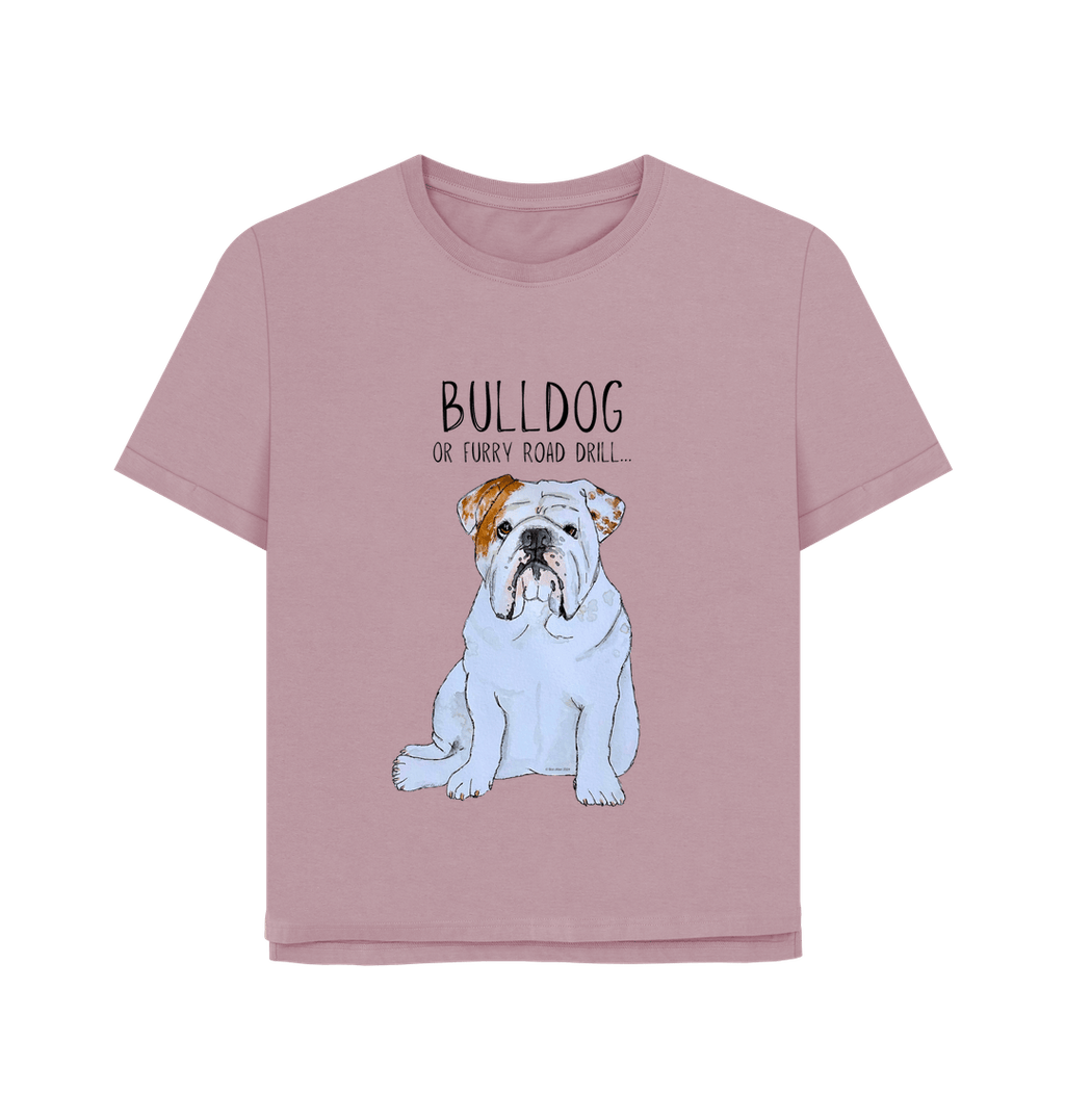 Bulldog Chic Women's T Shirt Furry Road Print