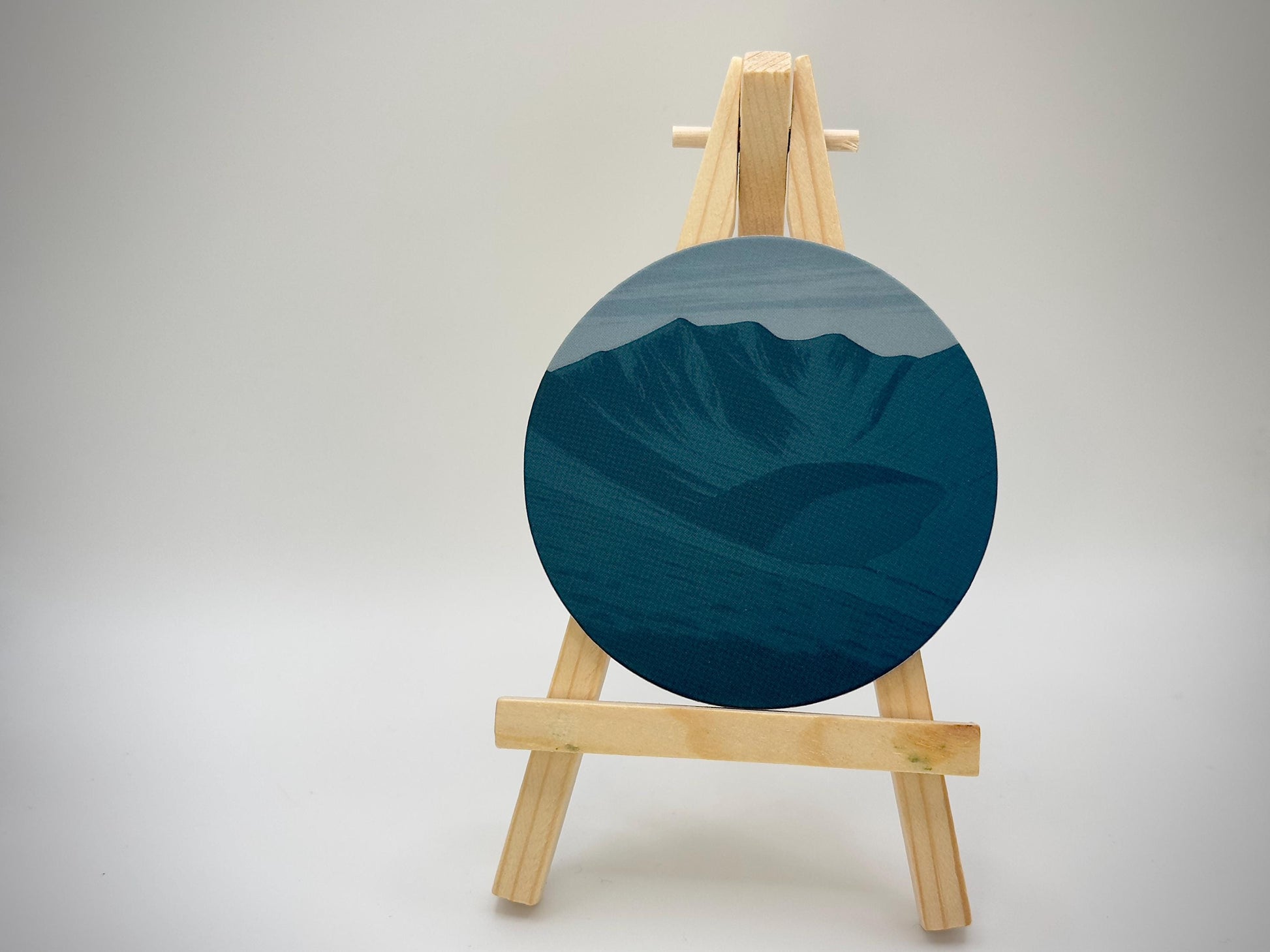 Helvellyn Glass Tumbler and Coaster Set Lake District Mountain Gift