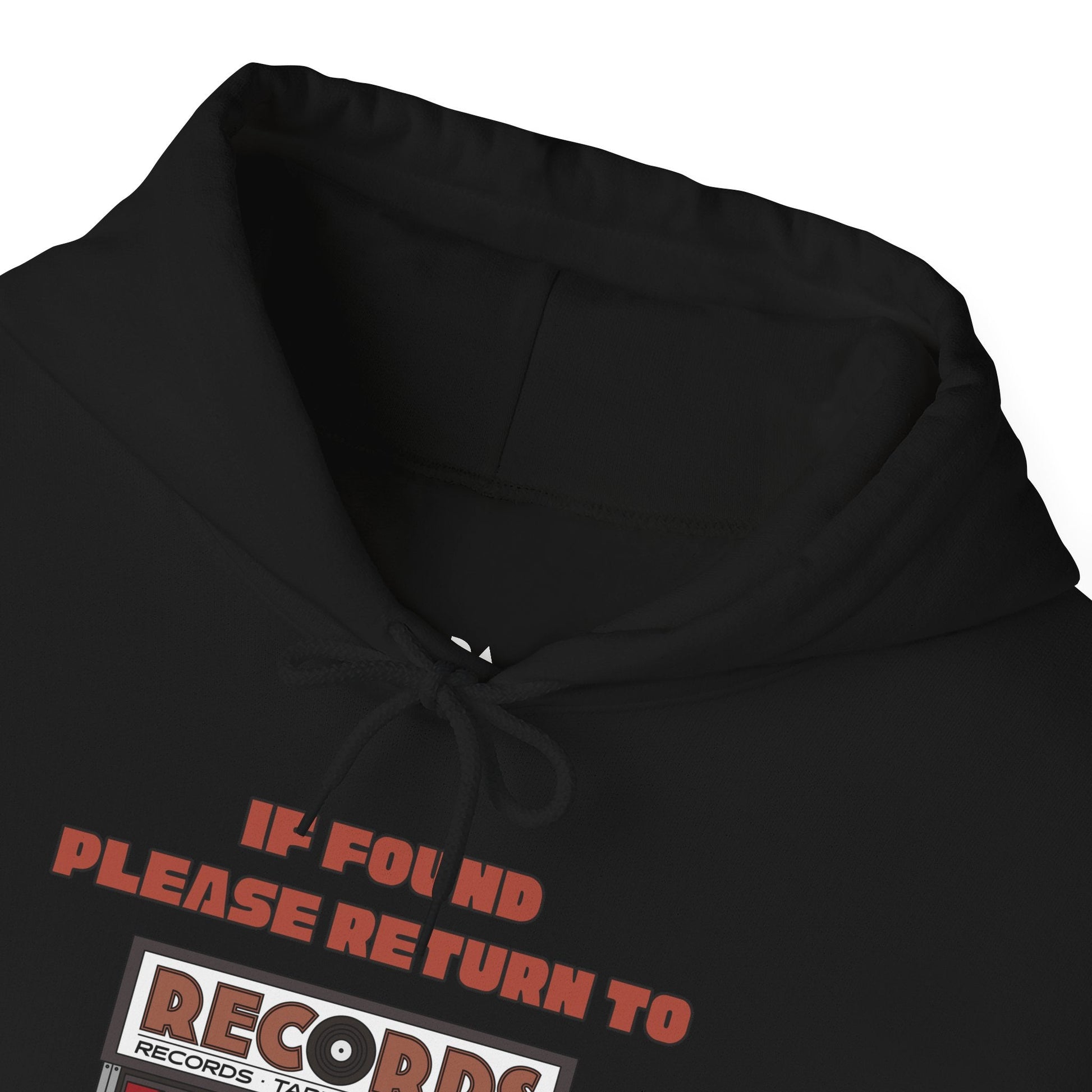 If Found Please Return to the Record Store Mens Hoodie
