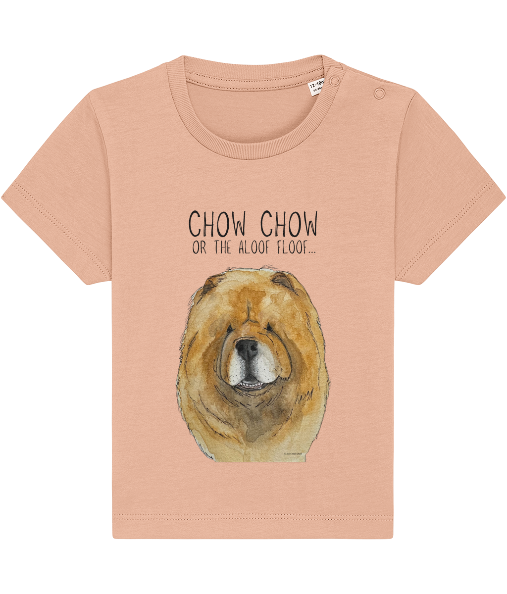 Red Chow Chow Baby T-Shirt