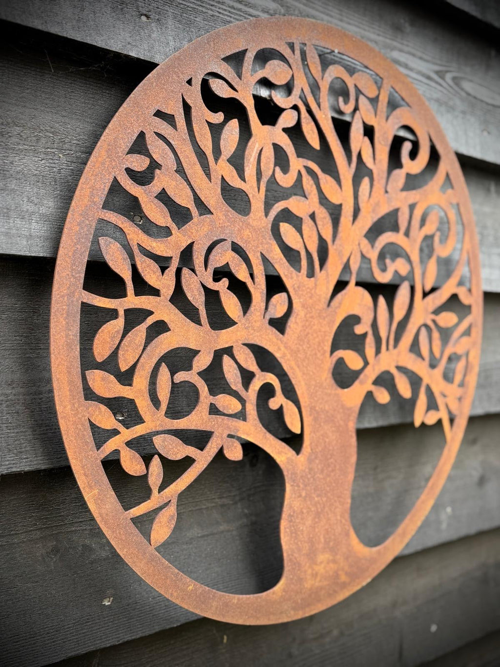 Rusty Tree of Life Garden Decoration 55cm