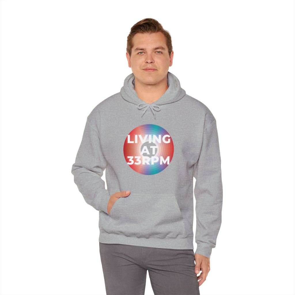 Living at 33rpm Men's Hoodie