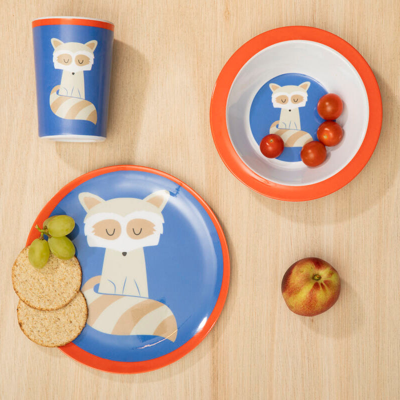 Ralph Raccoon Kids Dinner Set