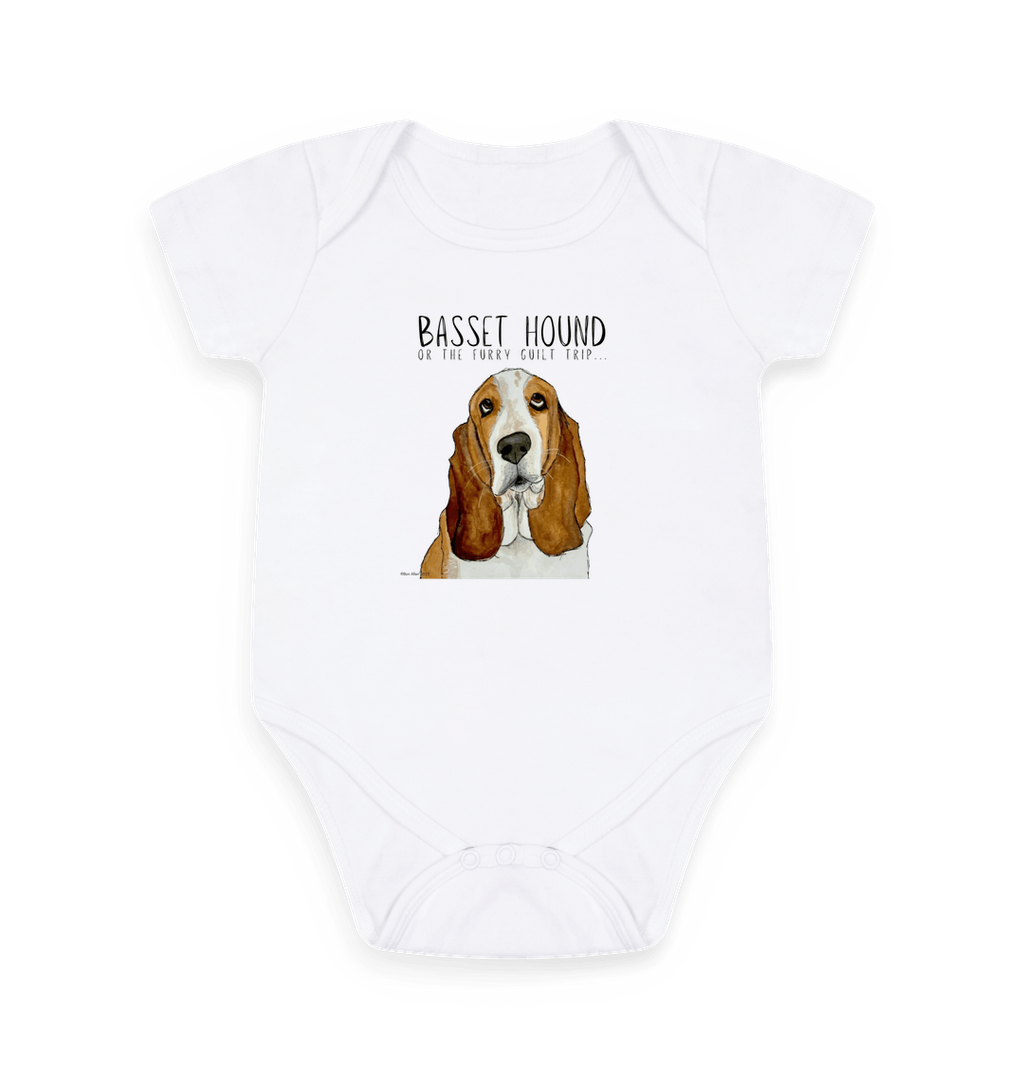 Basset Hound Baby Bodysuit