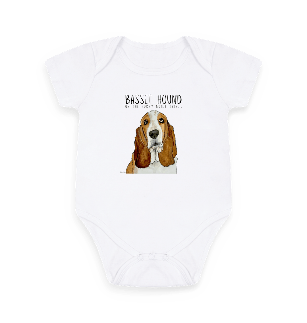 Basset Hound Baby Bodysuit