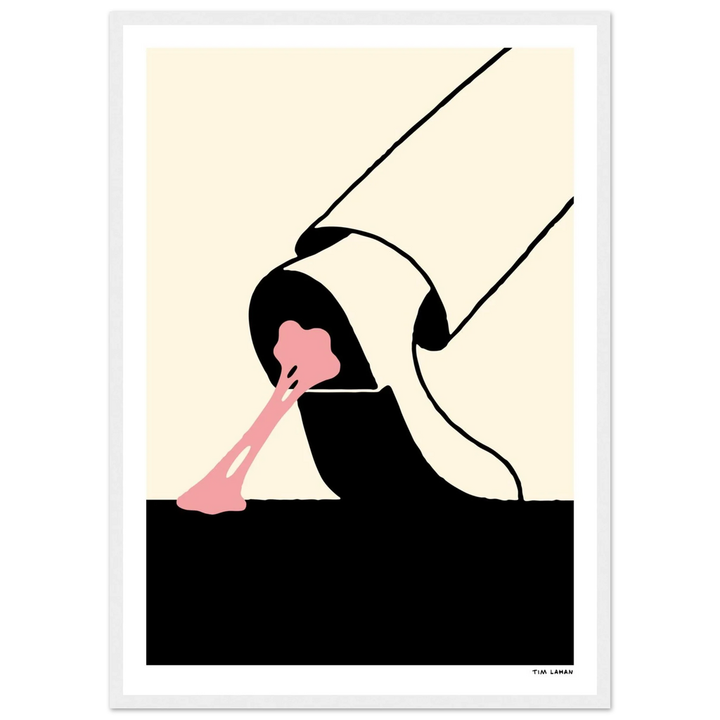 Stuck Framed Print