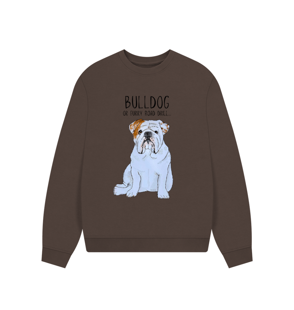 Bulldog Bliss Oversized Sweatshirt in Organic Cotton