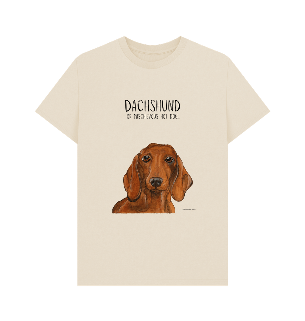 Dachshund Mischievous Hot Dog Energy Tee
