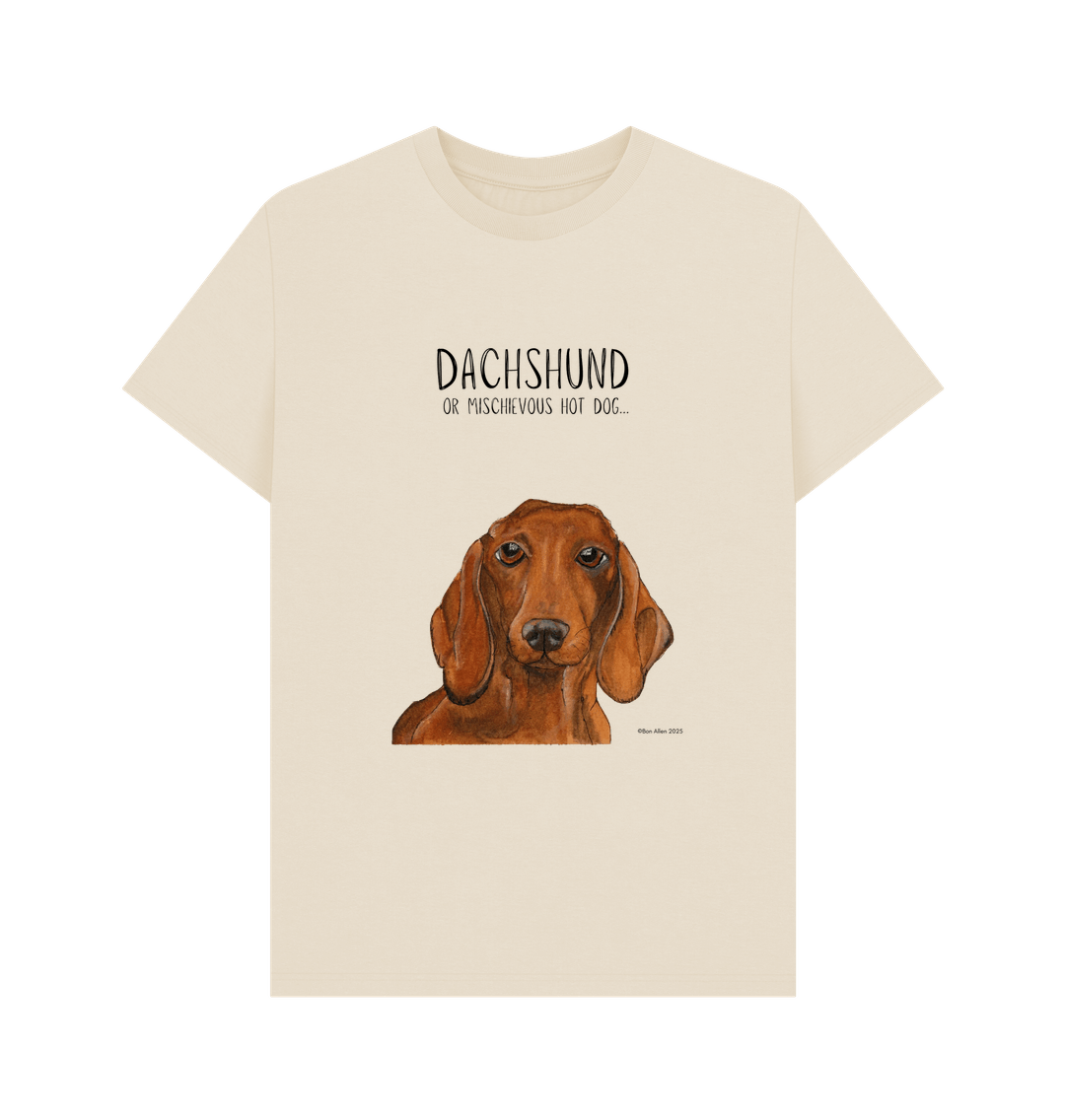 Dachshund Mischievous Hot Dog Energy Tee
