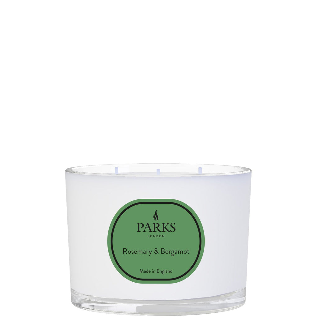 Vintage Rosemary and Bergamot 3 Wick Candle 380g