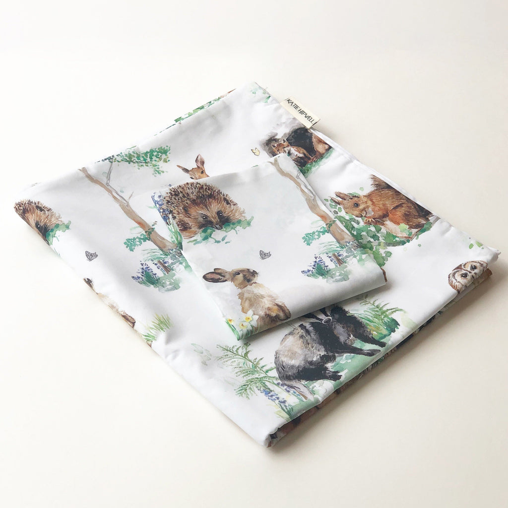 Woodland Animals Children's Bedding Set