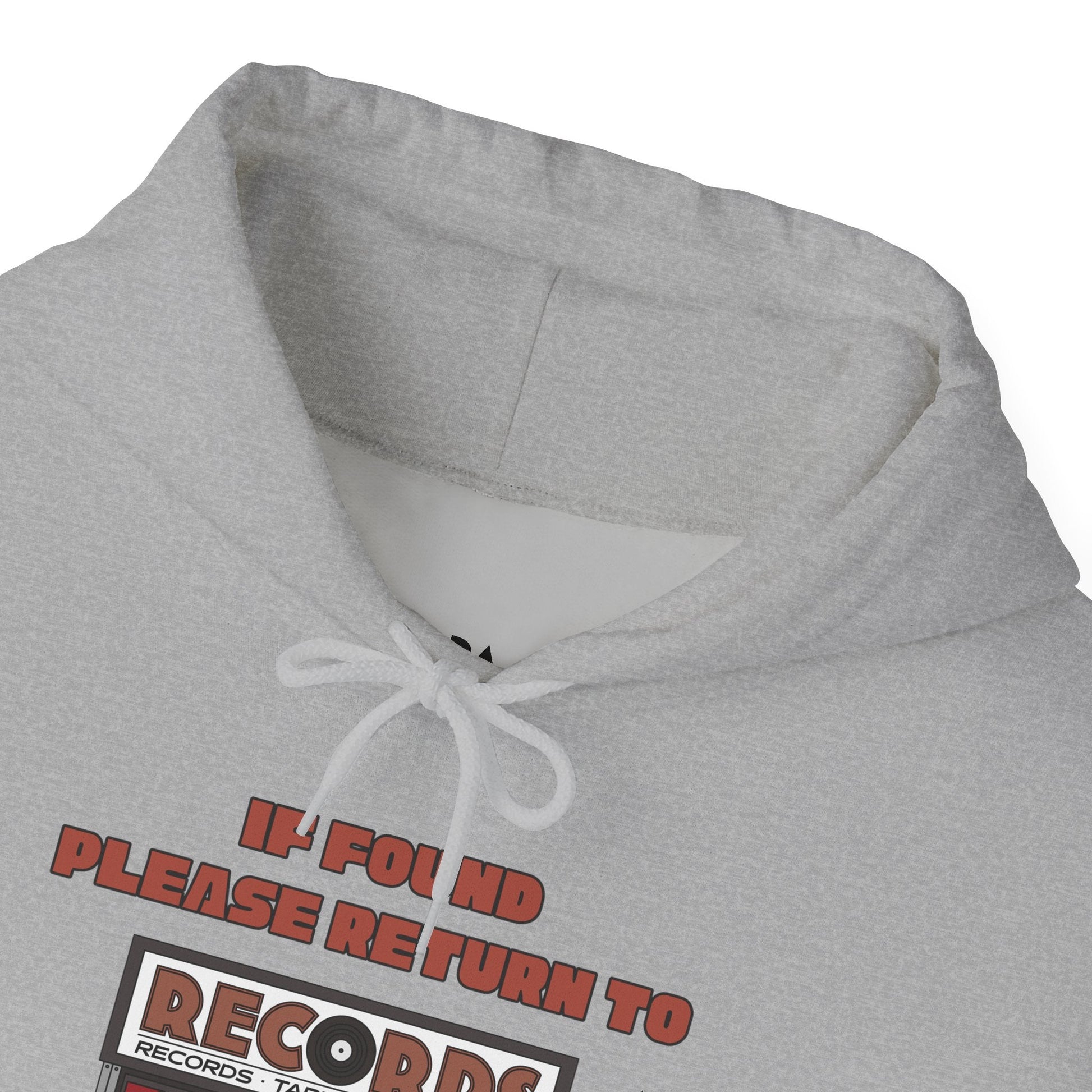 If Found Please Return to the Record Store Mens Hoodie