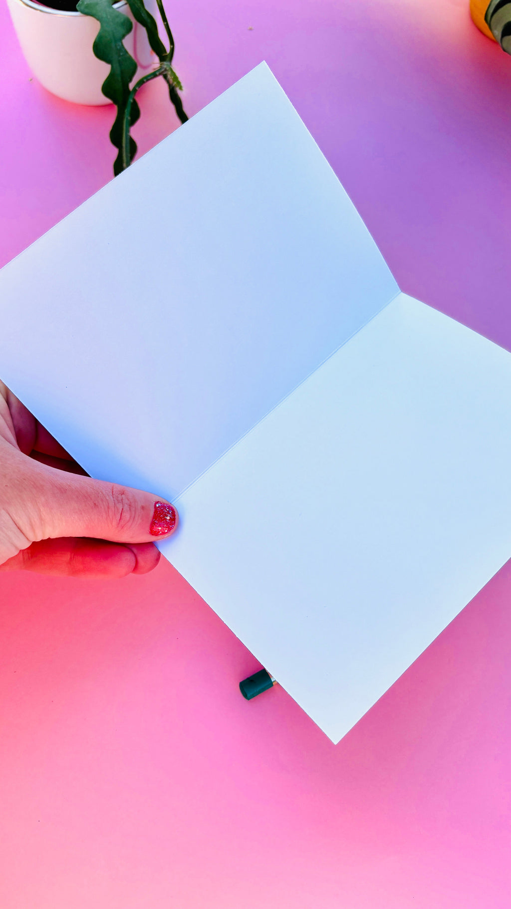 Whale Birthday Card Handmade with Colorful Coral and Sea Creatures