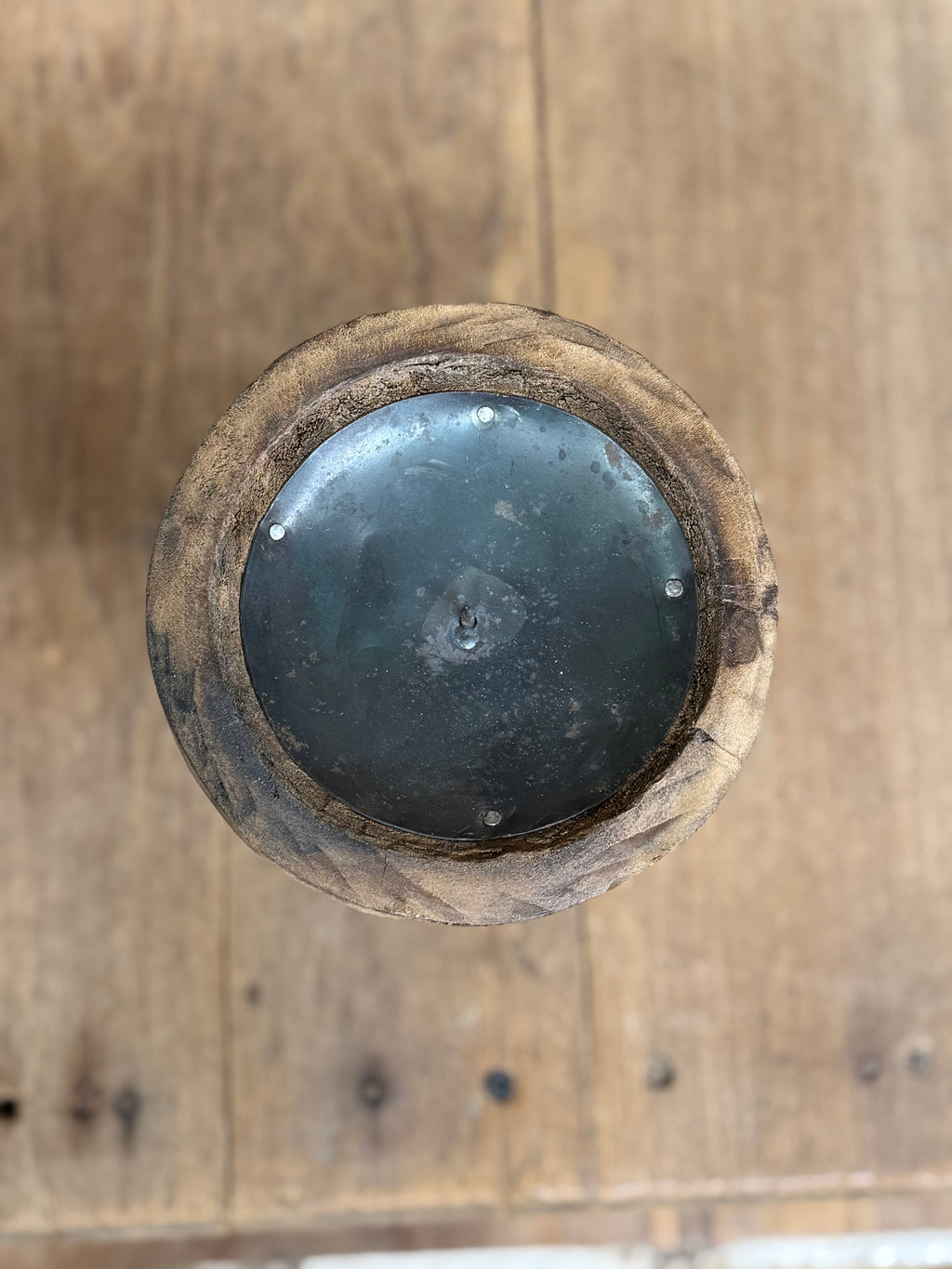 Rustic Wooden Candle Holder Reclaimed Farmhouse Decor