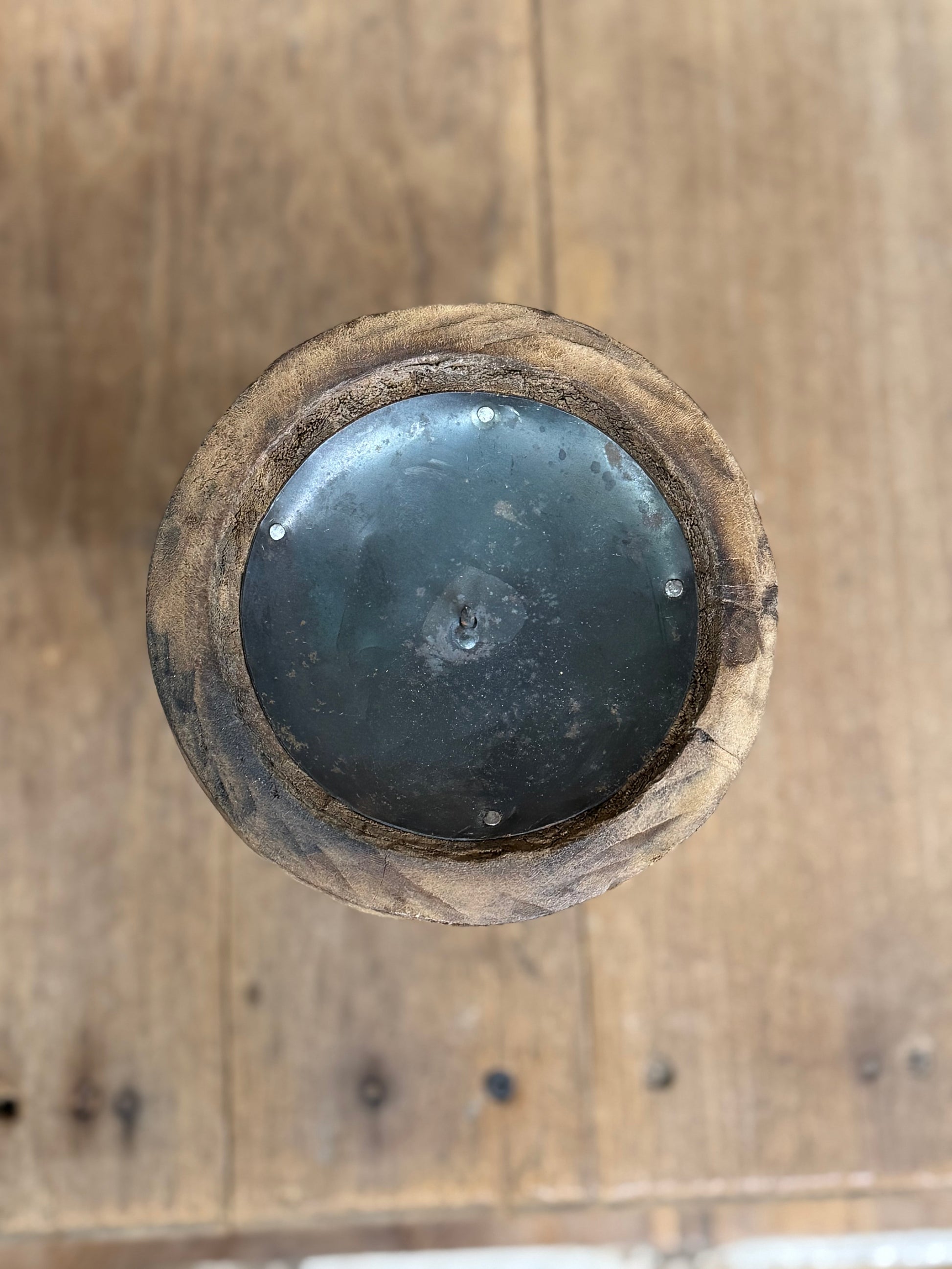 Rustic Wooden Candle Holder Reclaimed Farmhouse Decor