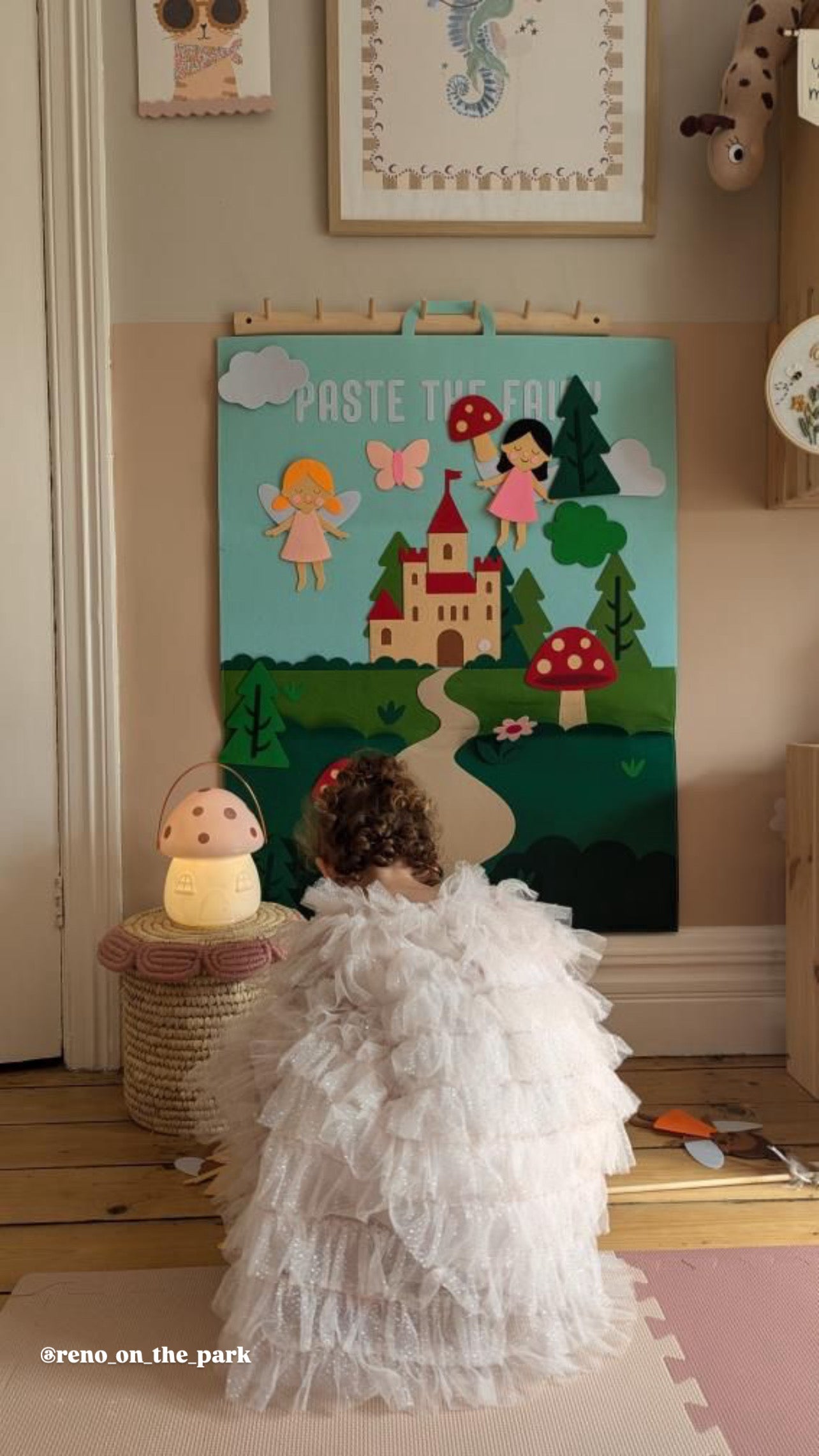 Paste the Fairy Felt Play Board