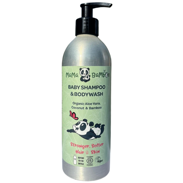 Organic Baby Shampoo with Bamboo and Aloe Vera