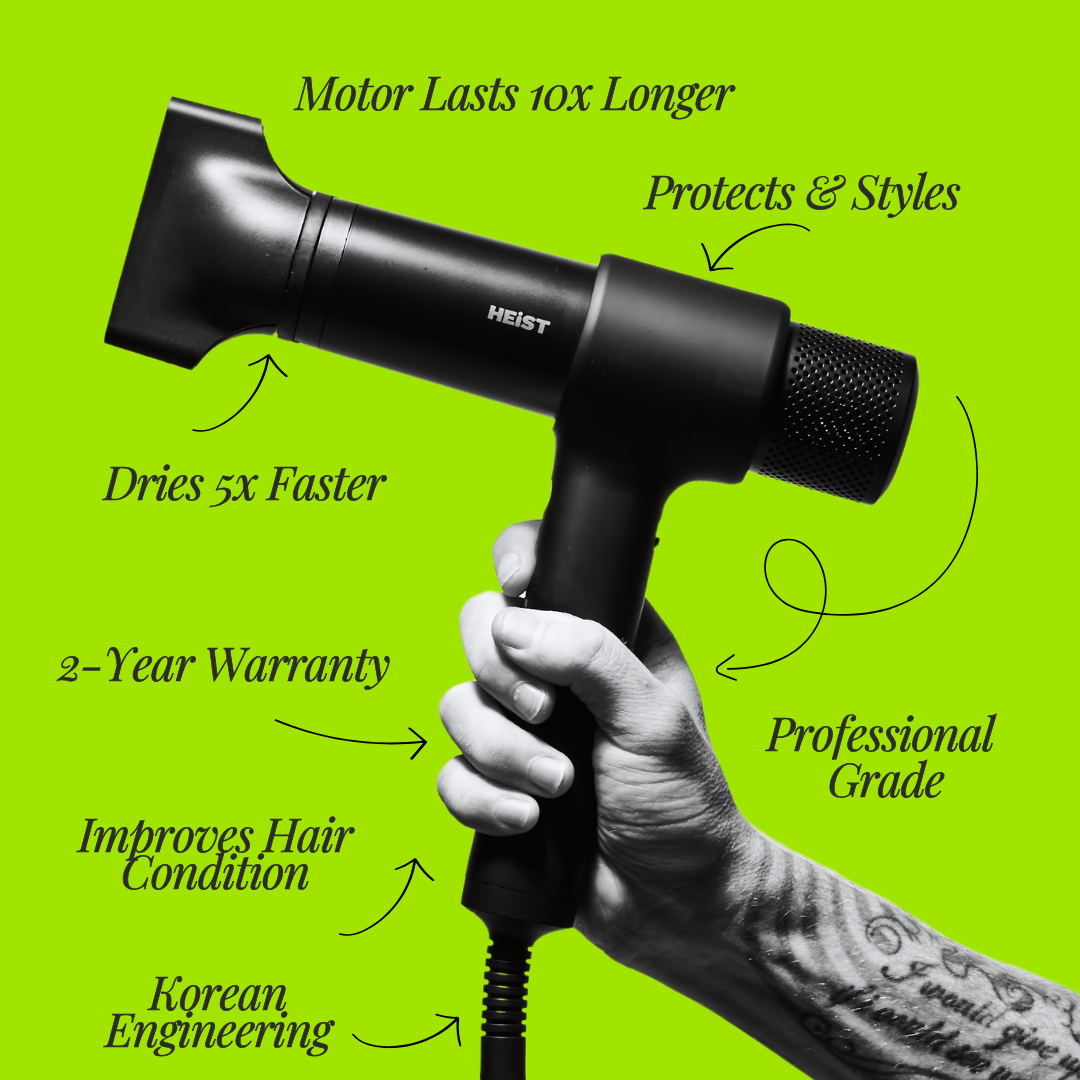 Men's Smart Hair Dryer and Styler All in One Kit