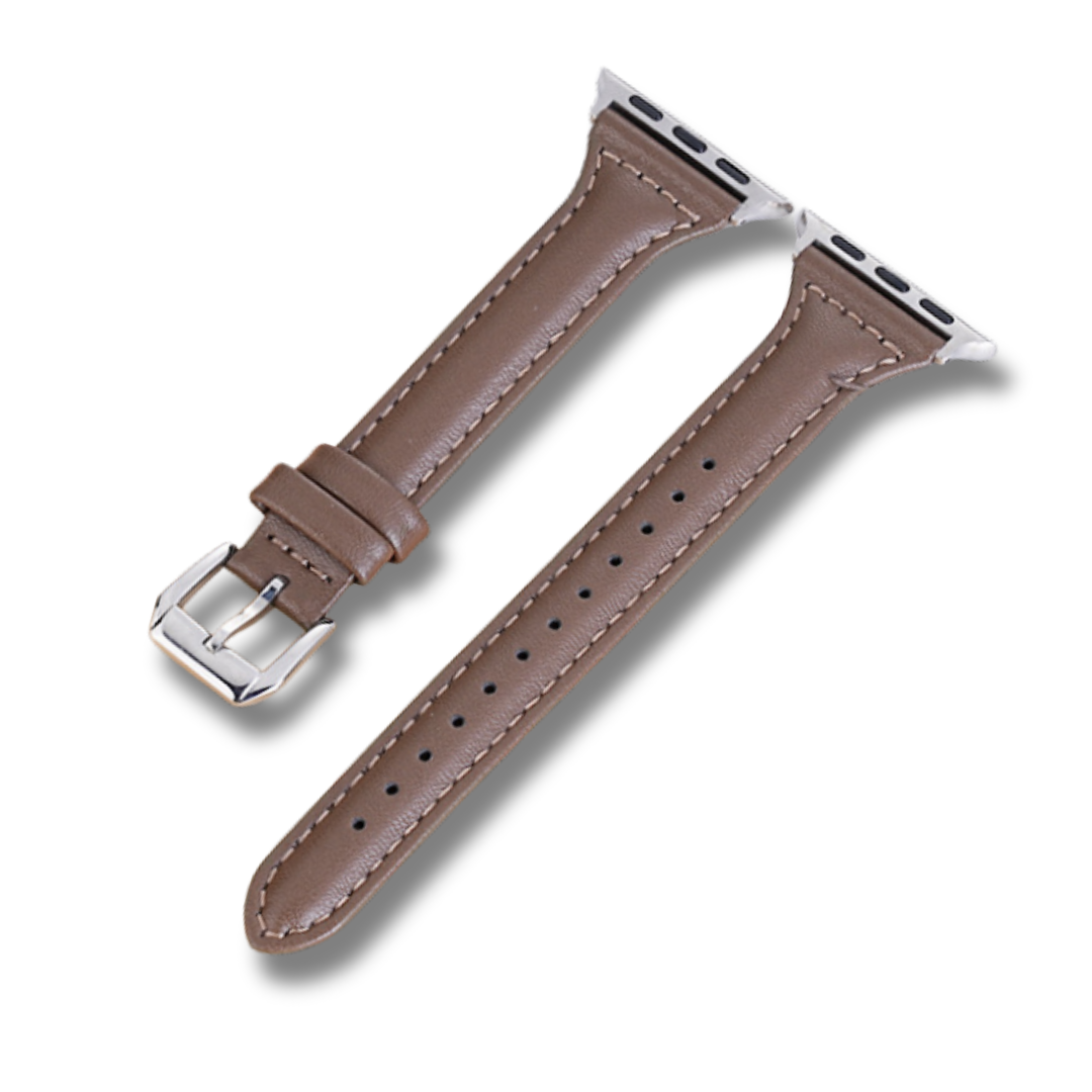 Coco Apple Watch Strap in Warm Brown Leather