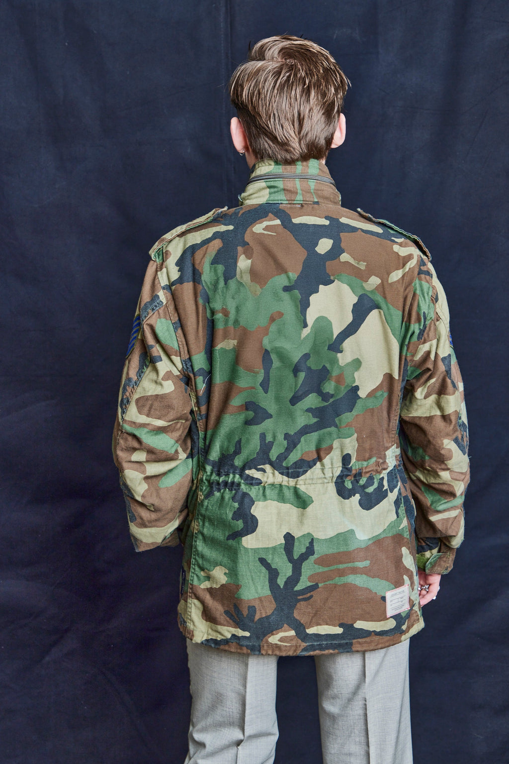 Vintage Woodland Camo Field Jacket