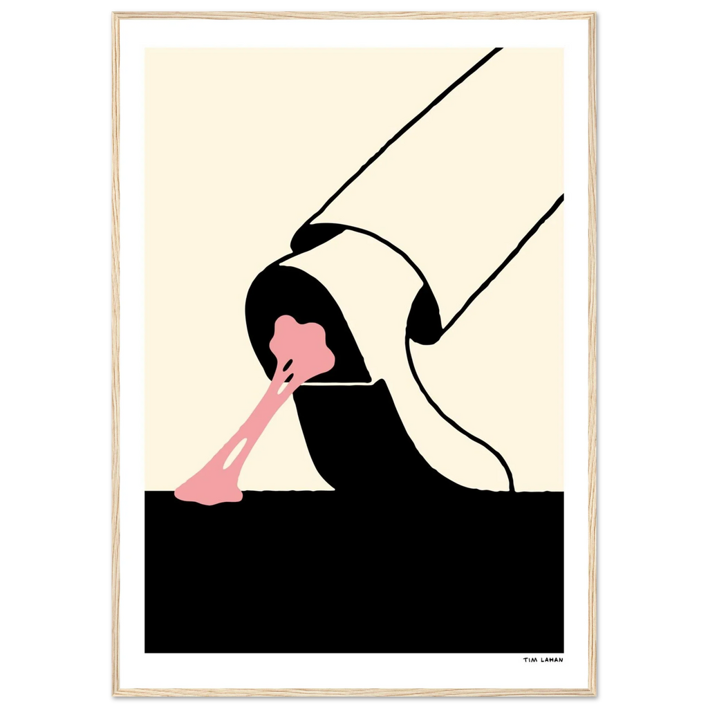 Stuck Framed Print