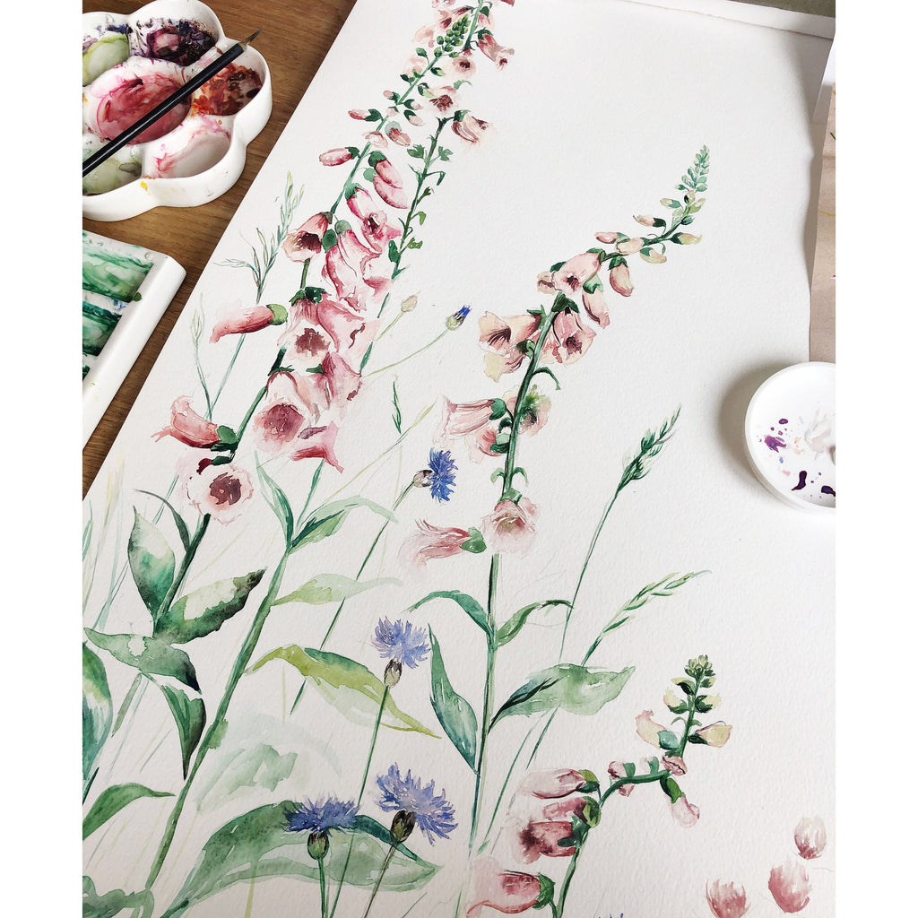 Foxglove Fairy Fine Art Print