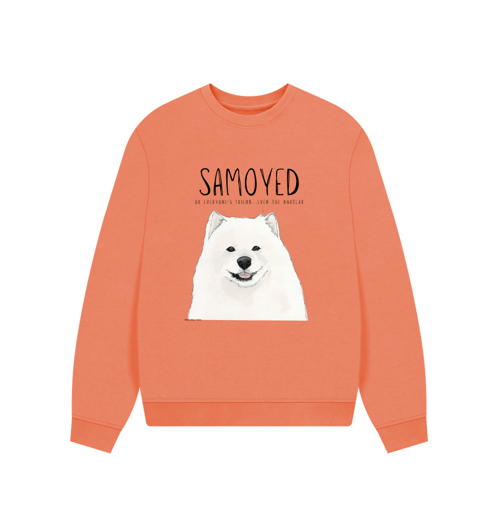 Samoyed Sweatshirt Oversized Cozy Fluff