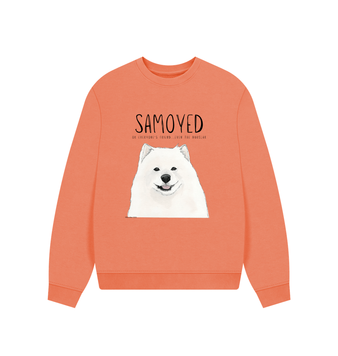 Samoyed Sweatshirt Oversized Cozy Fluff