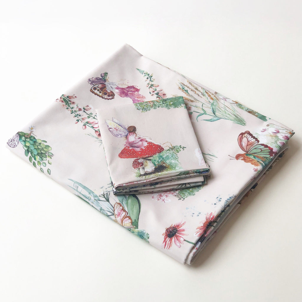 Fairy Garden Children's Bedding Set for Toddler and Single Beds