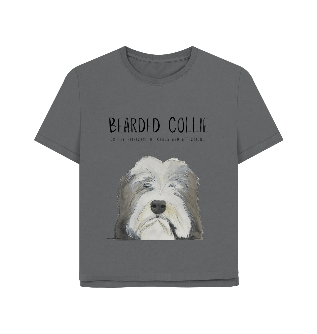 The Hairicane Bearded Collie Relaxed Fit Tee