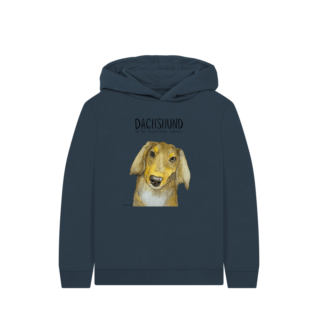 Mischievous Long Haired Sausage Hoodie for Kids