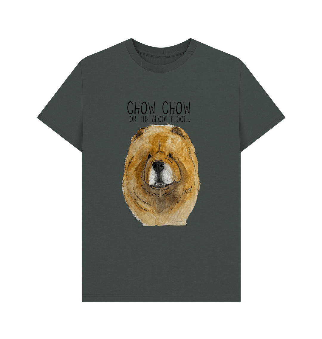 Red Chow Chow Graphic Cotton T-Shirt