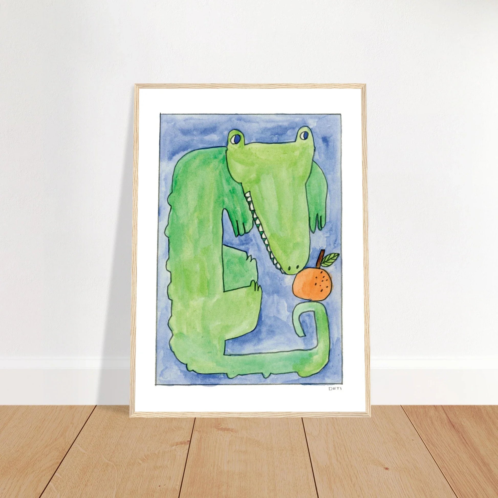 Florida Gator Framed Print by Hayley Deti