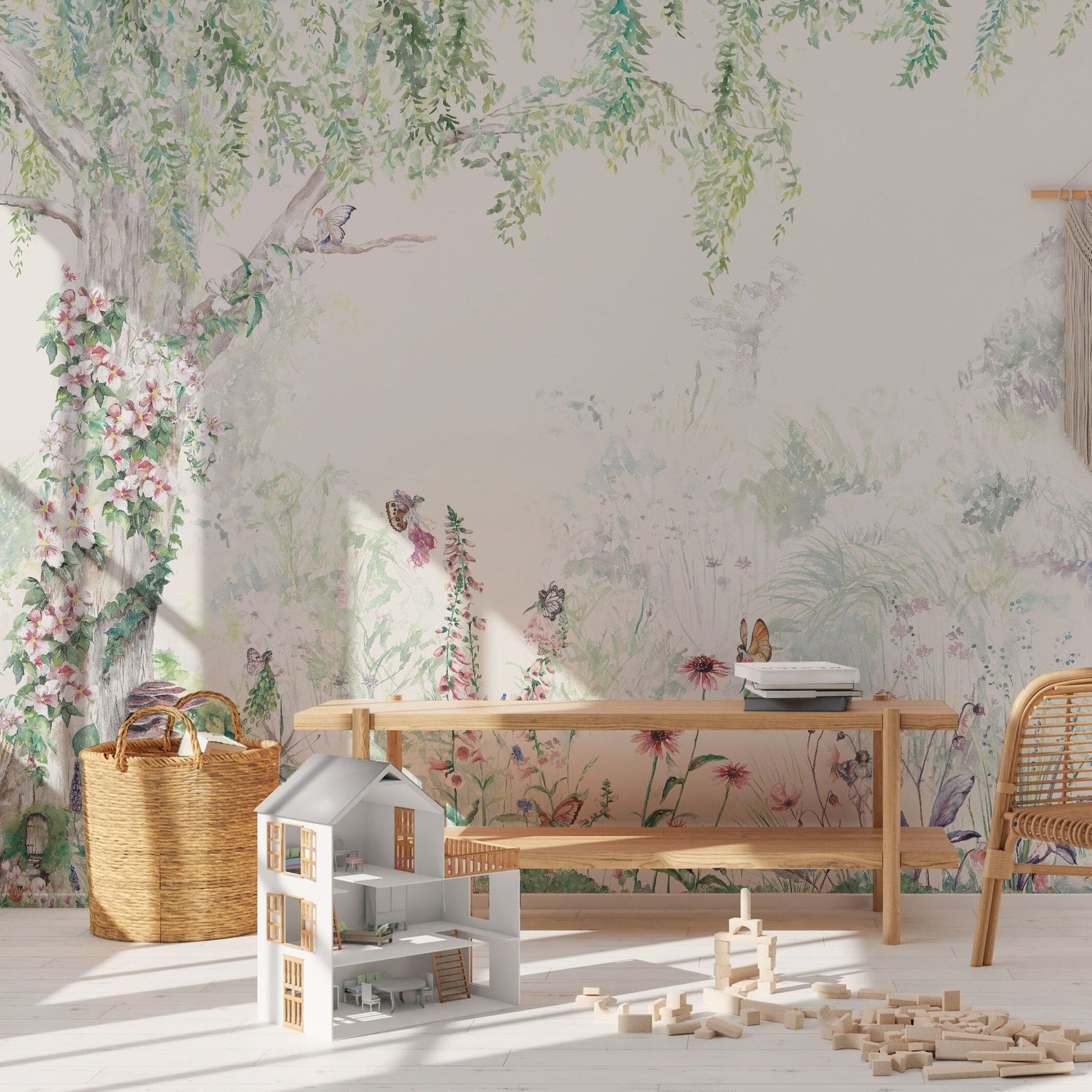 Fairy Forest Mural Wallpaper for Children