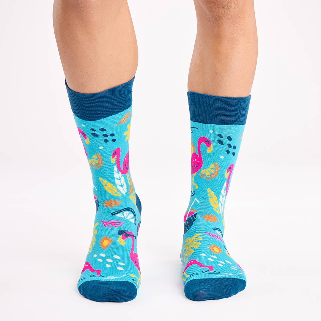 Tropical Flamingo Socks
