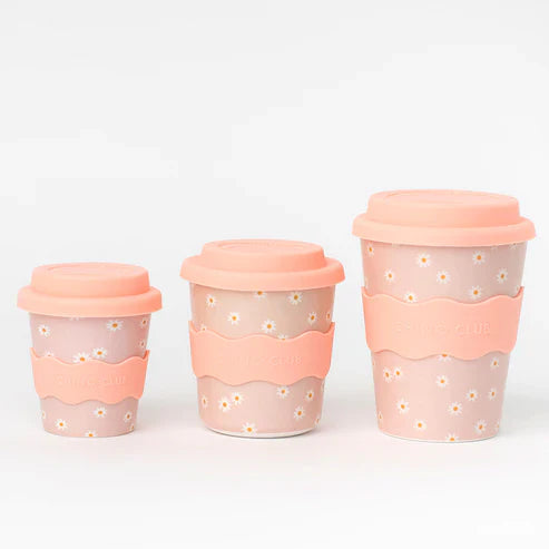 Daisy Chino Cup 8oz with Straw