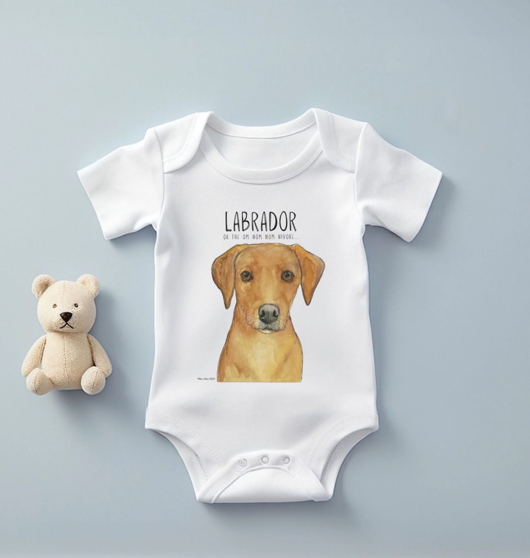Fox Red Labrador Baby Bodysuit