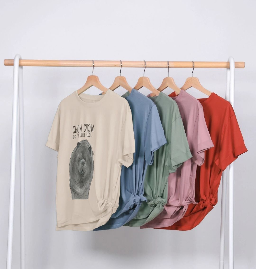 Blue Chow Chow Women's Relaxed Fit T-Shirt